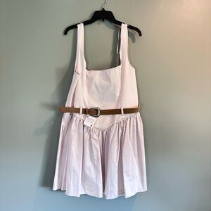 Zara Fitted Belted Short Dress